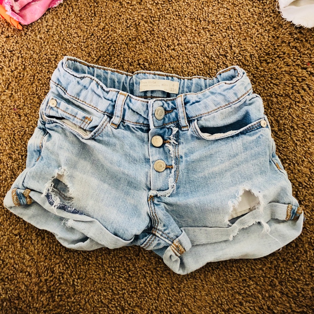 Girls denim shorts